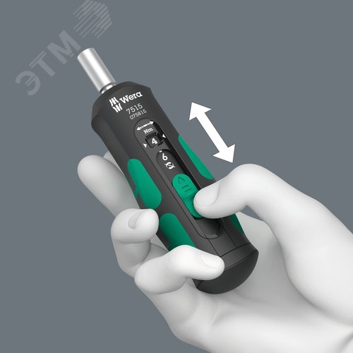 Отвертка динамометрическая , 2-6 Нм, 7515 Kraftform Safe-Torque Speed