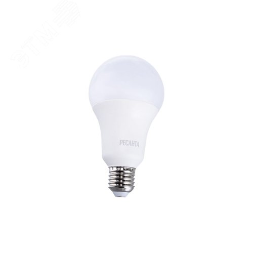Лампа светодиодная LL-R-A80-20W-230-3K-E27 (груша, 20Вт, тепл., Е27) Ресанта