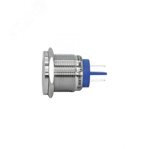 Индикаторная лампа GQ22T-D/L/R/24V/S, красная, металл. корпус, светодиодная матрица d=22мм, 24В AC/DC (ЭТ)