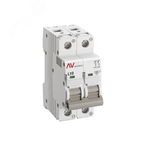Выключатель автоматический AV-6 DC 2P 10A (L) 6kA AVERES