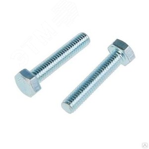 Болт М20-6gх50.88 ТД3 (16-20мкм) ГОСТ 7798-70 с шестигранной головкой полная резьба термодиффузионное цинковое покрытие