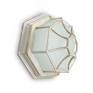 Светильник НБУ-60w Е27 IP44 белое золото