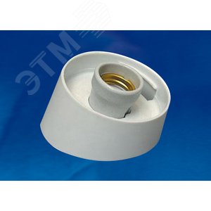 Основание UFP-A04AE WHITE для садово-парковых светильников, резьбовой тип соединения с рассеивателем, Е27 встроенный патрон, пластик, белый цвет