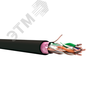 TechnoLAN F/UTP Cat 5e ZH нг(А)-HF 4х2х0.52 ТУ 3574-019-53930360-2014 черный