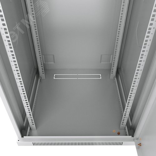 Шкаф телекоммуникационный настенный разобранный 19'' 22U 600x600x1082mm (ШхГхВ) дверь металл, цветсерый (RAL 7035)