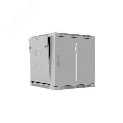 Шкаф телекоммуникационный настенный разобранный 19'' 22U 600x600x1082mm (ШхГхВ) дверь металл, цветсерый (RAL 7035)