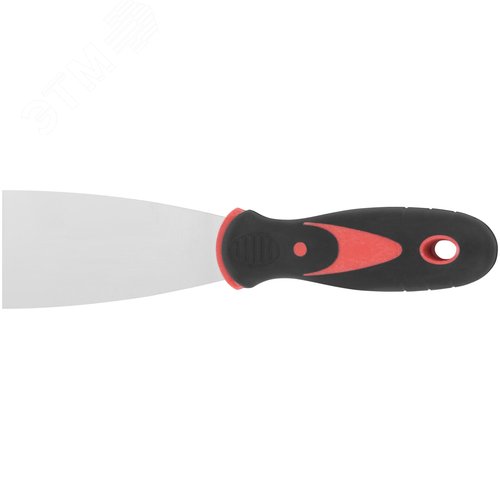 Шпатель, нерж.сталь, прорезиненная ручка 2 (5 мм)