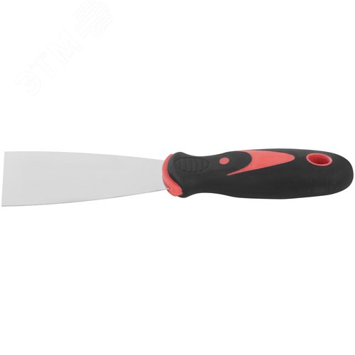 Шпатель, нерж.сталь, прорезиненная ручка 2 (5 мм)