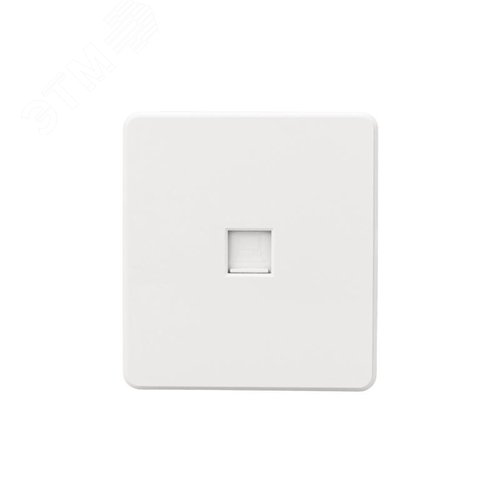 Розетка ROUND компьютерная RJ45 кат6 скрытой установки механизм перламутр