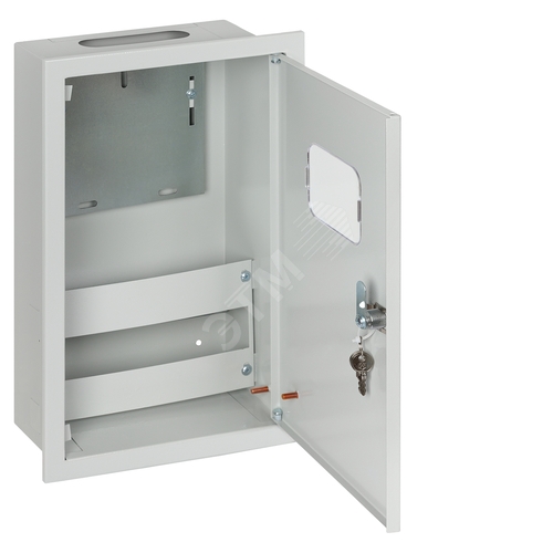 Корпус металлический ЩУРВ-1/12, 437х280х140 мм, IP31, RAL7035 светло-серый LITE
