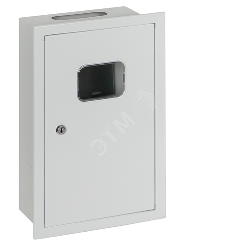 Корпус металлический ЩУРВ-1/12, 437х280х140 мм, IP31, RAL7035 светло-серый LITE