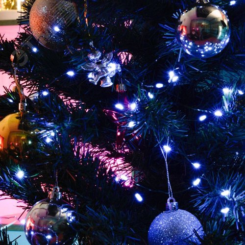 Гирлянда линейная Роса LED 5000K 20 м +1.5 м зеленый шнур с контроллером