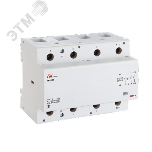 Контактор модульный КМ 125А 4NC 110VAC (6 мод.) AVERES EKF