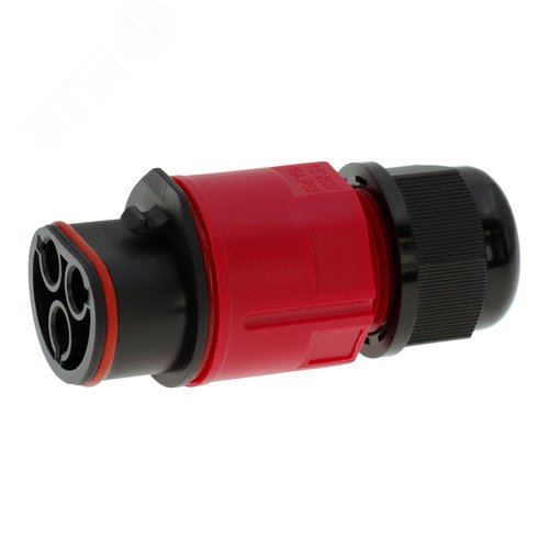 Вилка кабельная 16A/250V/1P+N+E/IP68/D6-12 мм, безвинтовые контакты (реализуется с ответной частью CAWP33-F)