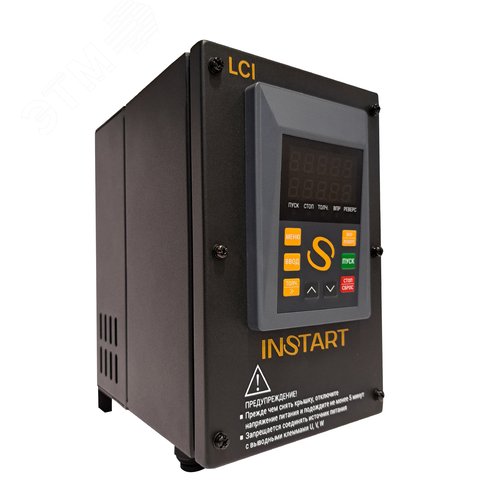 Преобразователь частоты LCI-G4.0-4B IP55,4кВт, 8.5А, 3~342-440В, тормозной модуль, ЭМС С3, Modbus RTU(RS-485), 2-х строчная LED панель
