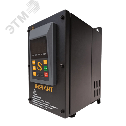 Преобразователь частоты LCI-G4.0-4B IP55,4кВт, 8.5А, 3~342-440В, тормозной модуль, ЭМС С3, Modbus RTU(RS-485), 2-х строчная LED панель