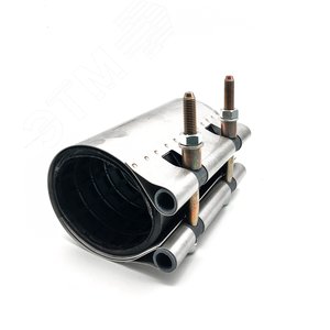 Хомут ремонтный двусторонний D216-238 L300 нержавеющая сталь AISI304 W4