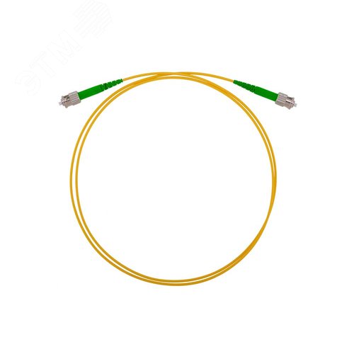 Патч-корд оптический ШОС-SM/2.0 мм-FC/APC-FC/APC-1.0м HS