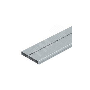 Кабель-канал для заливки в стяжку EUK 2000x190x28 мм (сталь) 2-секционный (с 1 перегородкой) (S2 19028)