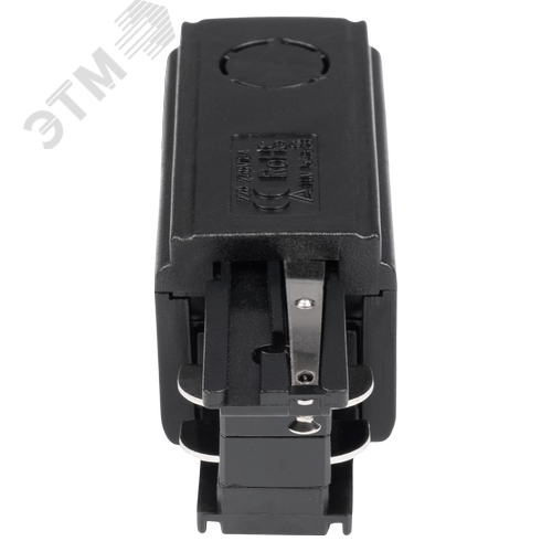 Коннектор черный левый сетевой для 3Ф шинопровода PRO+ 3P PTR EC-BL Left Jazzway