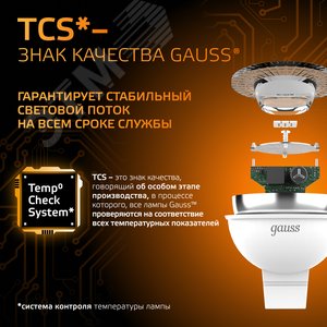 Лампа светодиодная LED 5 Вт 500 лм 3000К софит MR16 теплый GU5.3 AC/DC 12В низковольтная Black