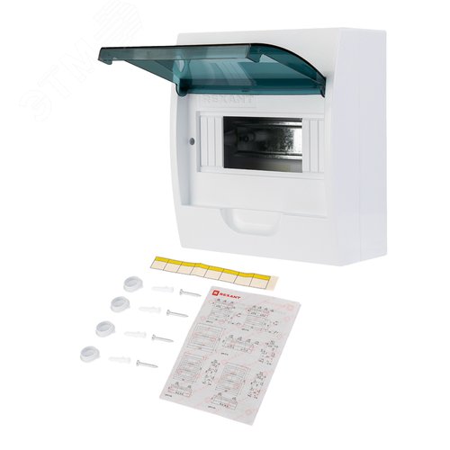 Бокс пластиковый ЩРН-П-8 IP41 белый