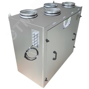 Установка вентиляционная приточно-вытяжная Node3- 600 (50 m) / RR, VEC (B250), E1.9 Vertical с черным пультом TS4b