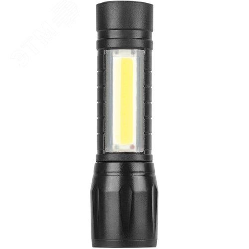 Фонарь светодиодный Трофи UA-101 аккумуляторный 3Вт LED + 3Вт COB оптический Zoom 3 режима