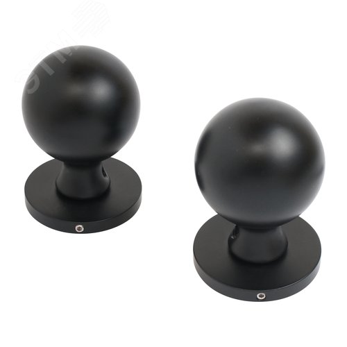 "Комплект ручек ALLUR ART COLLECTION ""SFERA"" BL (59150) матовый черный"