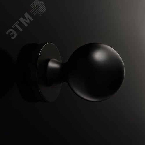"Комплект ручек ALLUR ART COLLECTION ""SFERA"" BL (59150) матовый черный"