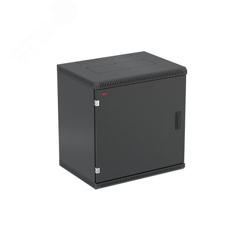 Шкаф телекоммуникационный настенный разборный черный 15U 600x450 ШТ-НСр-15U-600-450-М-Ч дверь металл