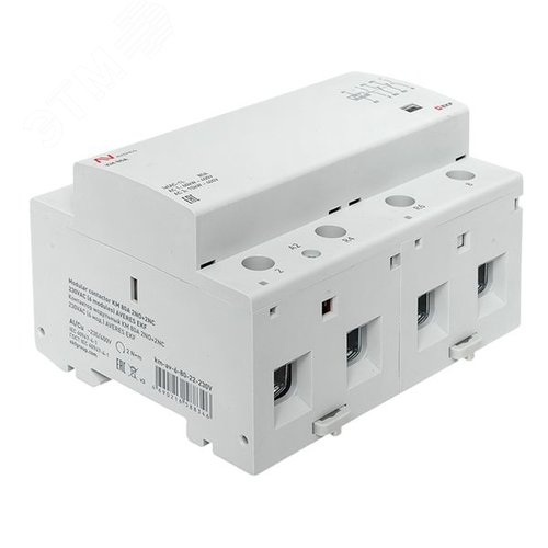 Контактор модульный КМ 80А 2NO+2NC 230VAC (6 мод.) AVERES