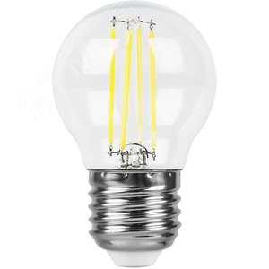 Лампа светодиодная LED 11вт Е27 белый шар FILAMENT