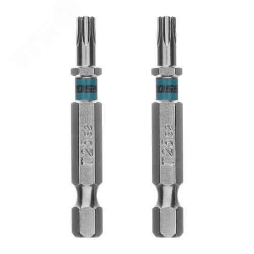 Бита Torx 25х50мм, сталь S2, шестигр., 2 шт.