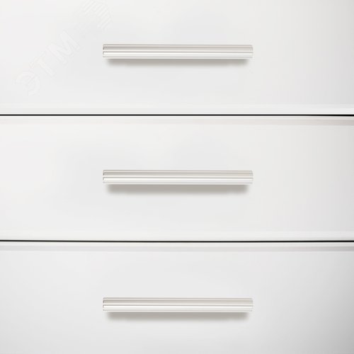 Ручка-скоба мебельная StahlBuro AP2313-96 2шт., W матовый белый хром