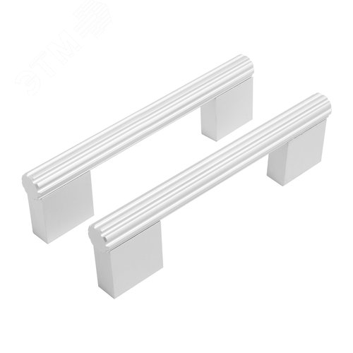 Ручка-скоба мебельная StahlBuro AP2313-96 2шт., W матовый белый хром