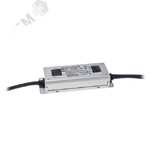 Источник питания AC-DC, 150Вт, IP67, вход 90…305В AC, 47…63Гц, ККМ, выход 12.5А/8.4…12В, изоляция 3750В AC, в кожухе 180х63х35.5мм, -40…+90°С (корпус), встр. потенциометр