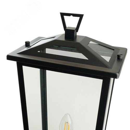 Светильник НТУ-60w столб Е27 IP44 черный