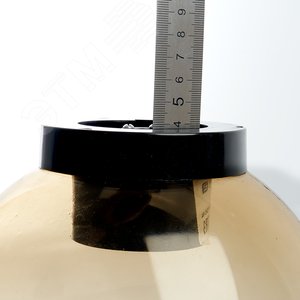 Светильник НТУ-01-60-203 Шар d=200мм золотой Е27 на трубу IP44