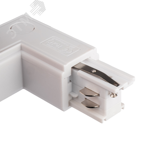 Коннектор белый внутр. L-образн. для 3Ф шинопровода PRO+ 3P PTR CL-WH INT 5063099 JazzWay