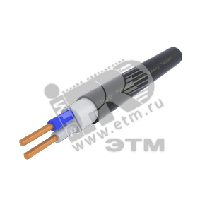 Кабель силовой ППГнг(А)-HF 2х2.5ок(N)-1 однопроволочный черный (бухта)