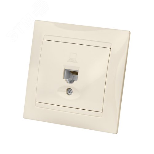 Розетка компьютерная RJ45 сл. кость Лама