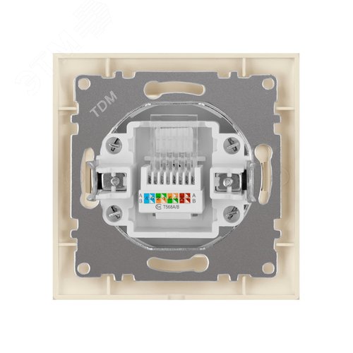 Розетка компьютерная RJ45 сл. кость Лама