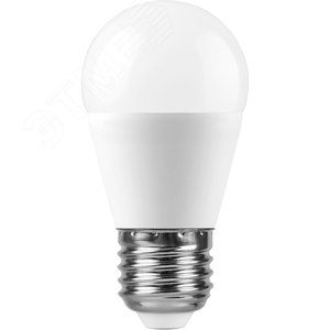 Лампа светодиодная LED 13вт Е27 белый матовый шар