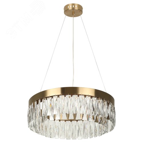 Люстра cветодиодная 28 Вт 3000 К хрусталь Rivoli Mary 6129-101