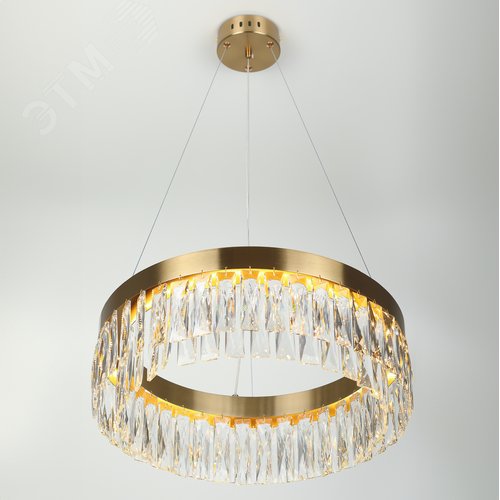 Люстра cветодиодная 28 Вт 3000 К хрусталь Rivoli Mary 6129-101