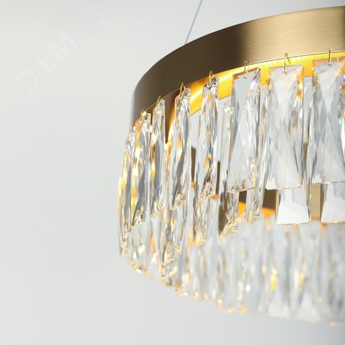 Люстра cветодиодная 28 Вт 3000 К хрусталь Rivoli Mary 6129-101