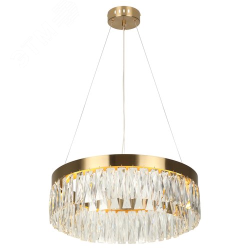 Люстра cветодиодная 28 Вт 3000 К хрусталь Rivoli Mary 6129-101