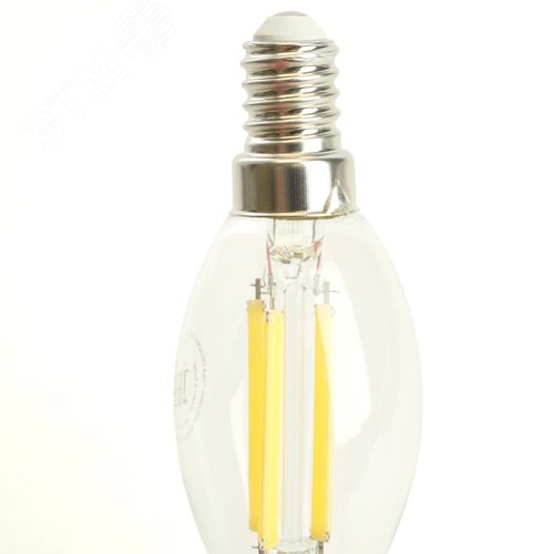 Лампа светодиодная LED 8вт Е14 теплый свеча на ветру FILAMENT .PRO