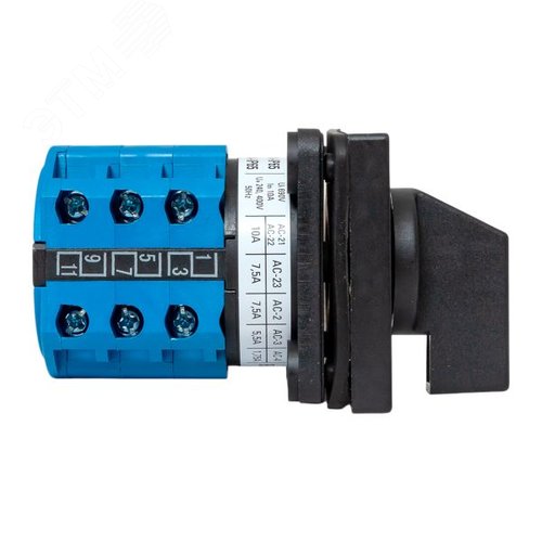 Переключатель кулачковый ПК-1-53 10А 3P 1-2 IP65 PROxima